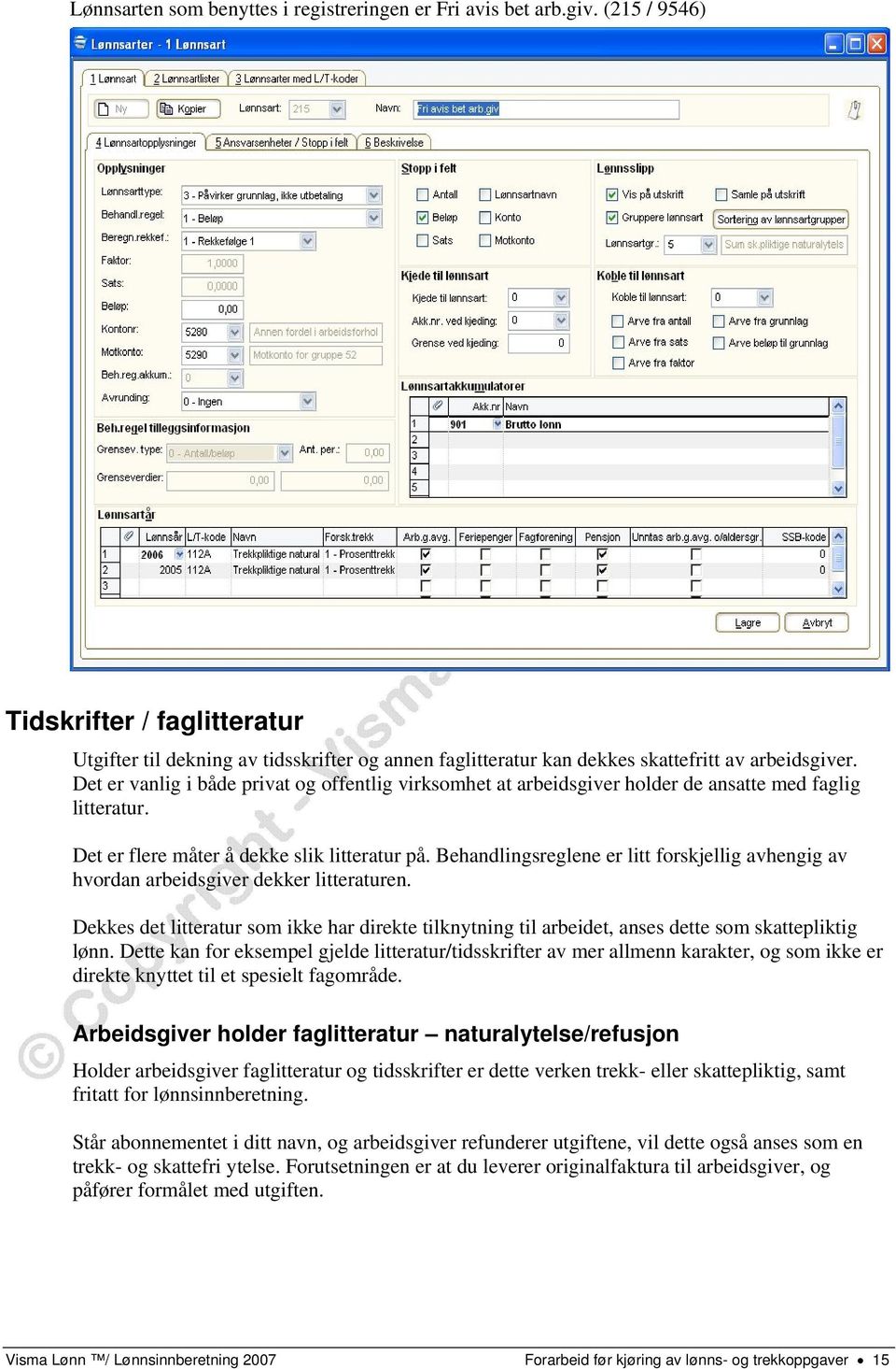 Det er vanlig i både privat og offentlig virksomhet at arbeidsgiver holder de ansatte med faglig litteratur. Det er flere måter å dekke slik litteratur på.