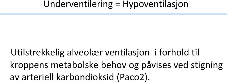 forhold til kroppens metabolske behov og