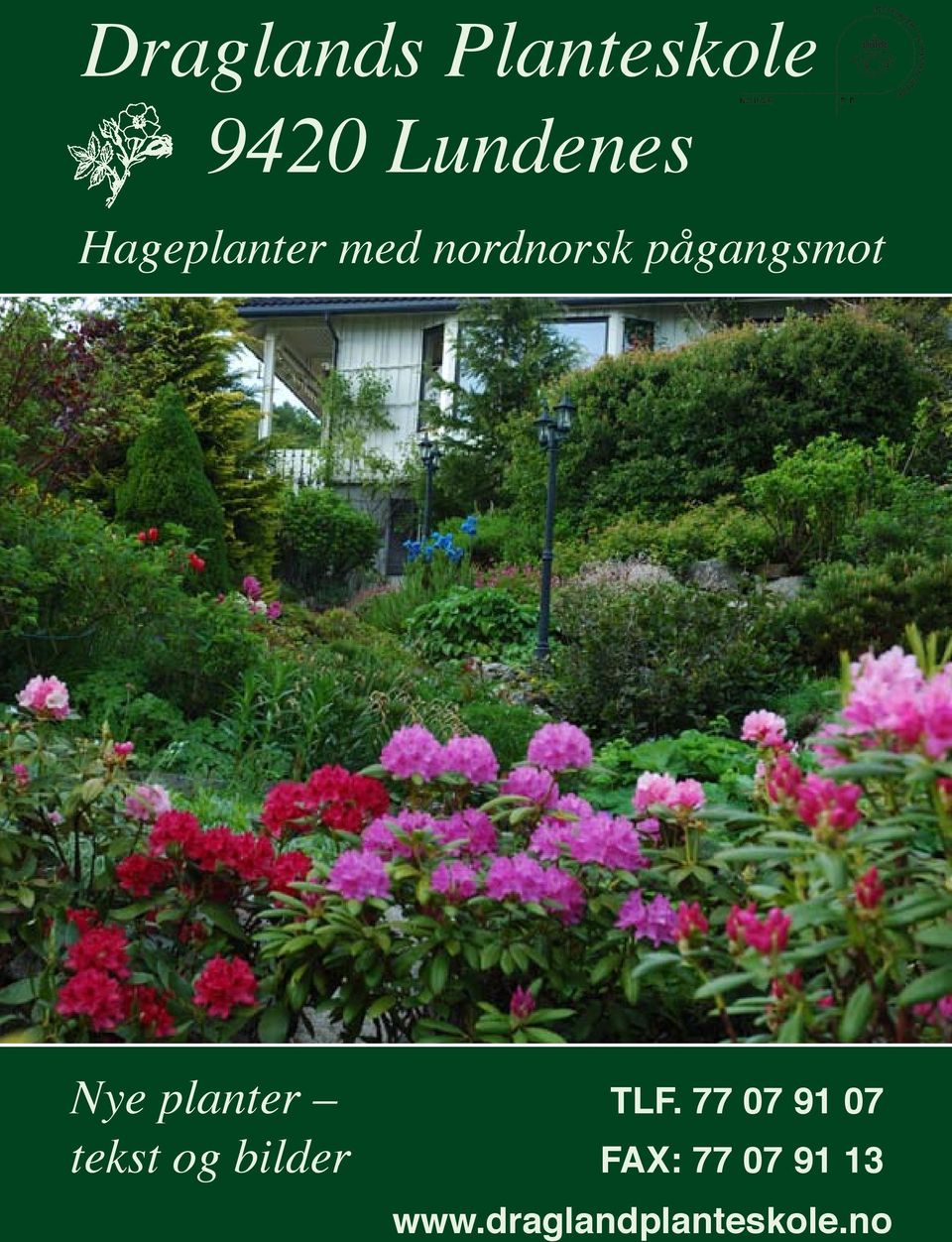 Draglands Planteskole 9420 Lundenes - PDF Gratis nedlasting