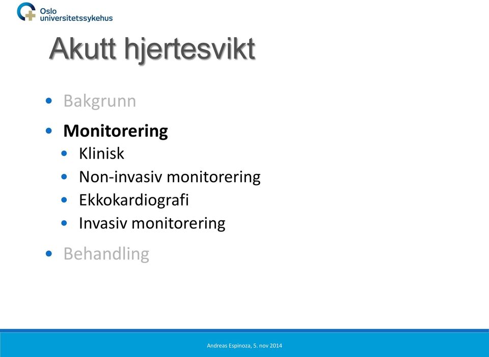 Non-invasiv monitorering