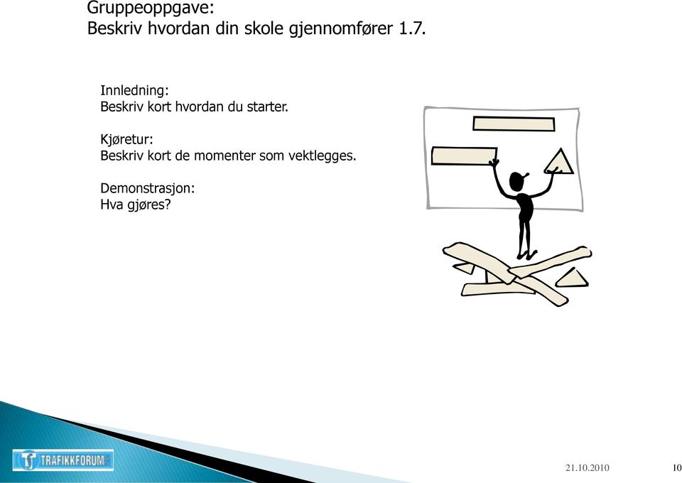 Innledning: Beskriv kort hvordan du starter.