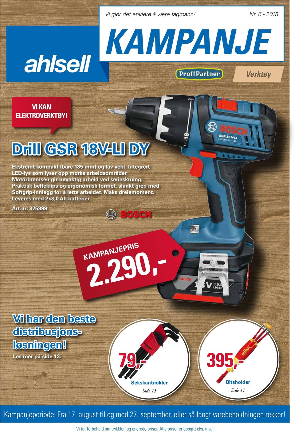 Bosch 18v kampanje