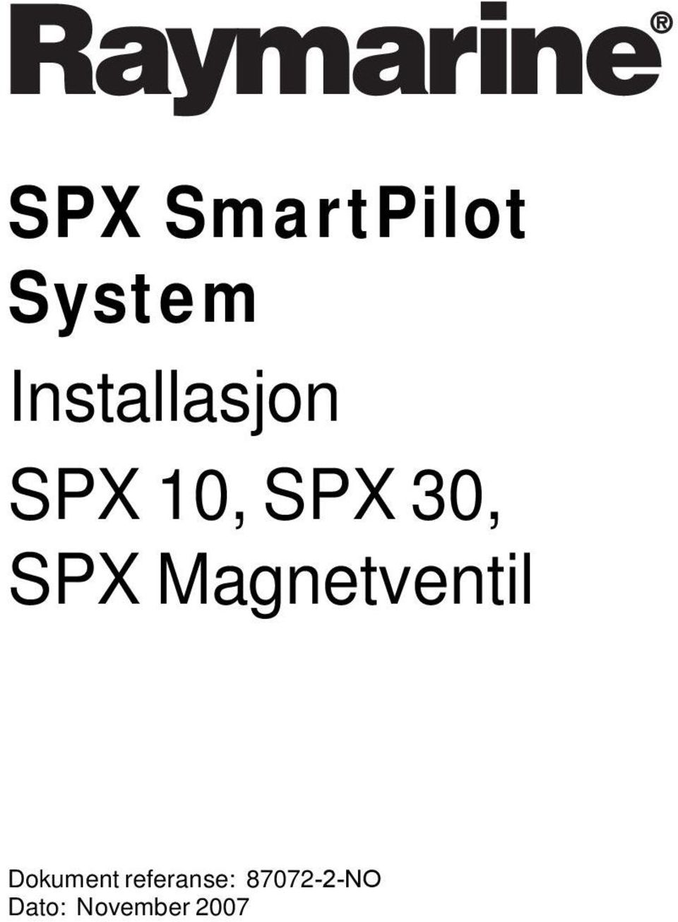 SPX Magnetventil Dokument