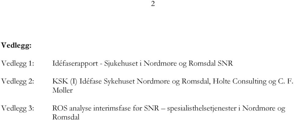 Romsdal, Holte Consulting og C. F.