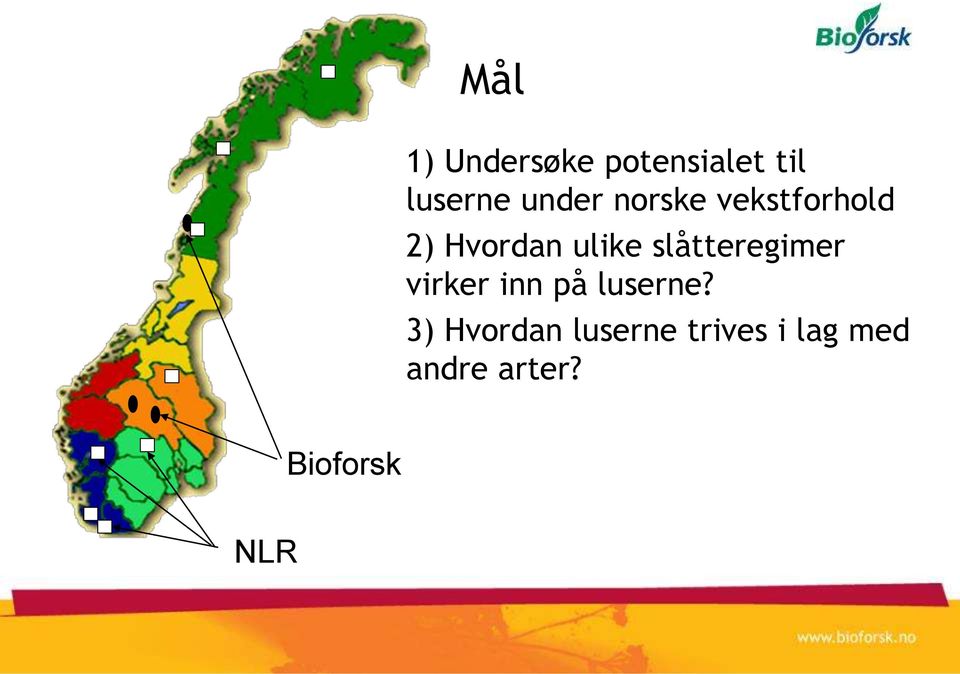 slåtteregimer virker inn på luserne?