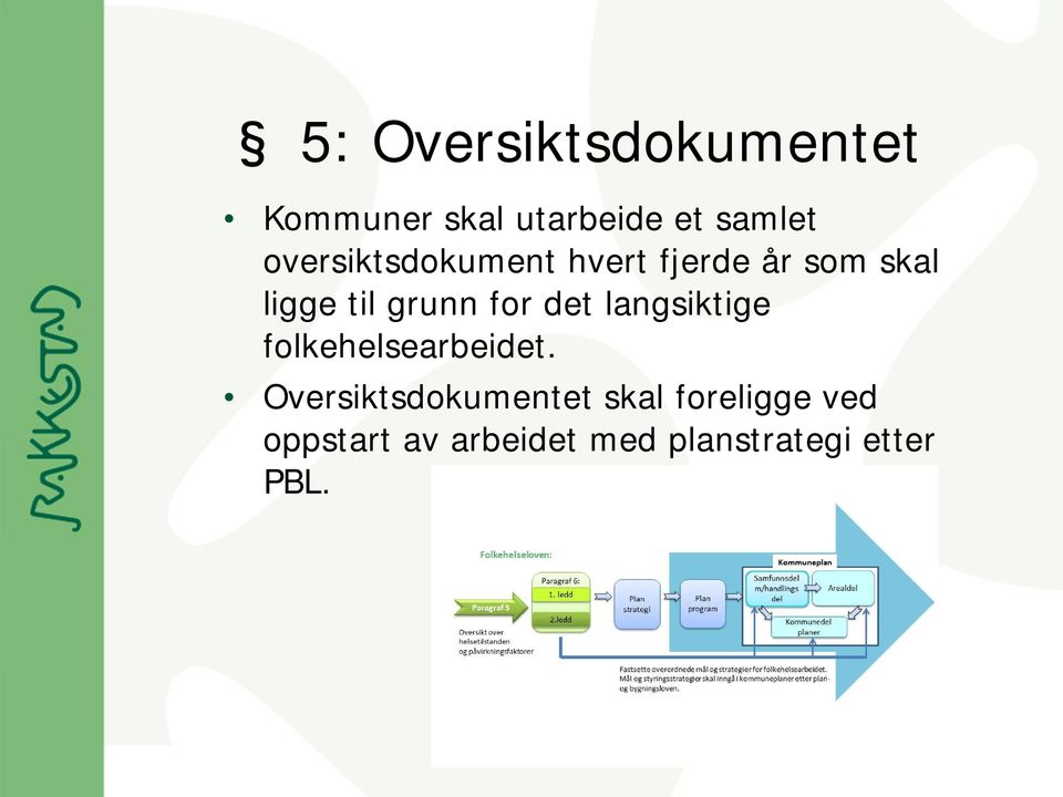 for det langsiktige folkehelsearbeidet.