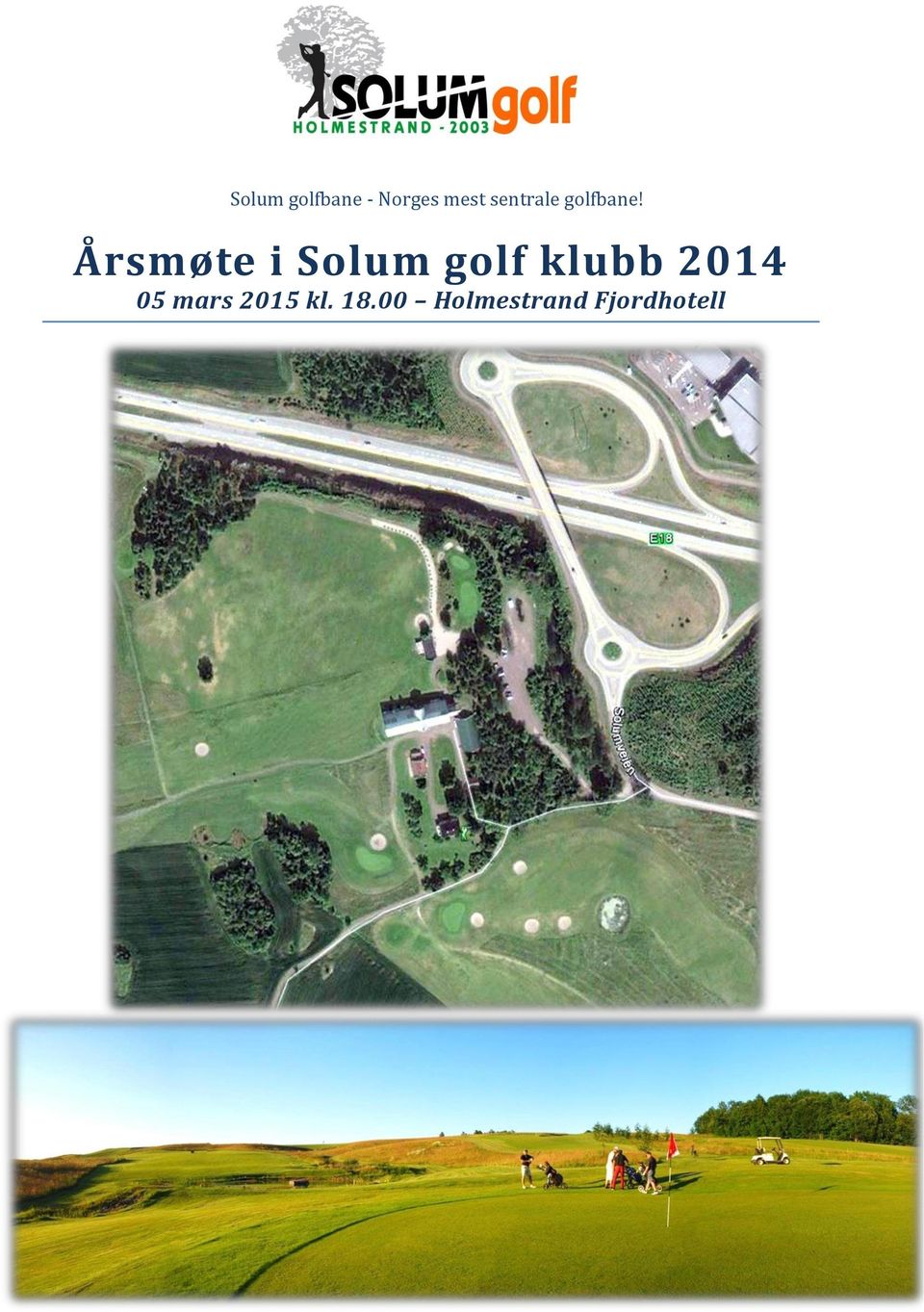 Årsmøte i Solum golf klubb 2014