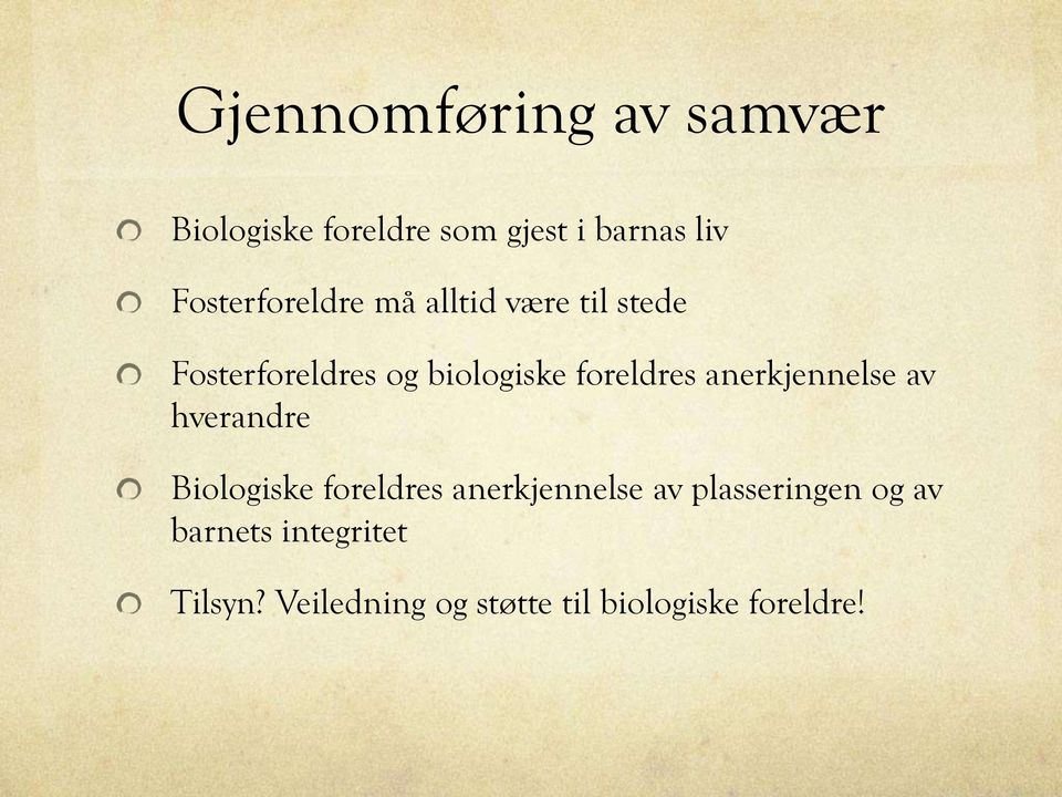 foreldres anerkjennelse av hverandre Biologiske foreldres anerkjennelse av