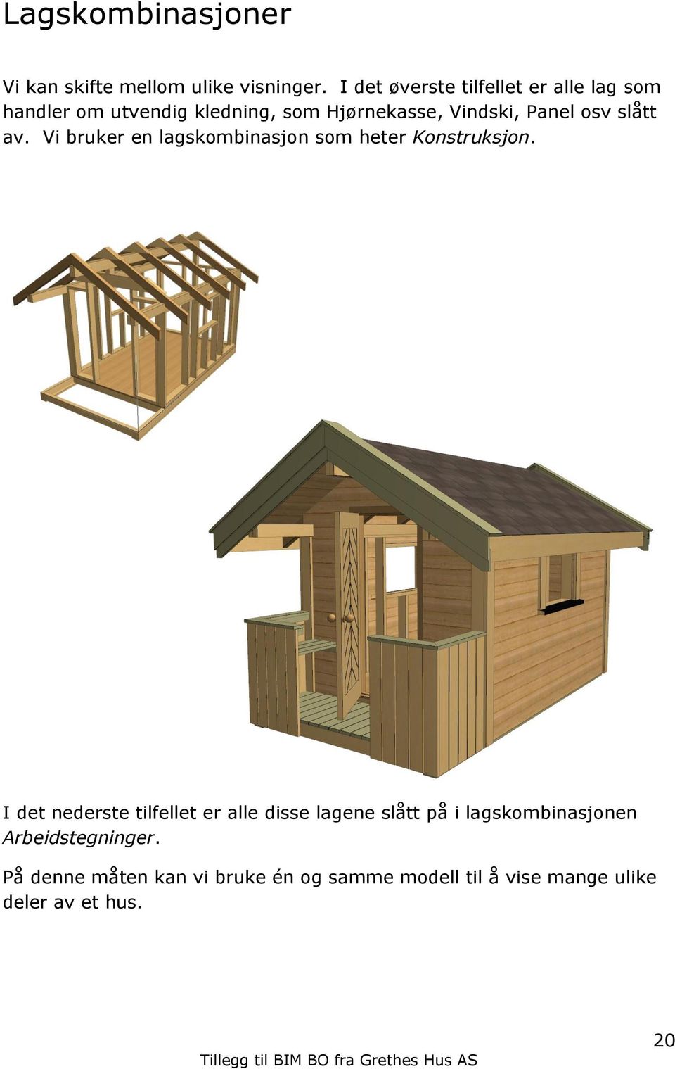 osv slått av. Vi bruker en lagskombinasjon som heter Konstruksjon.