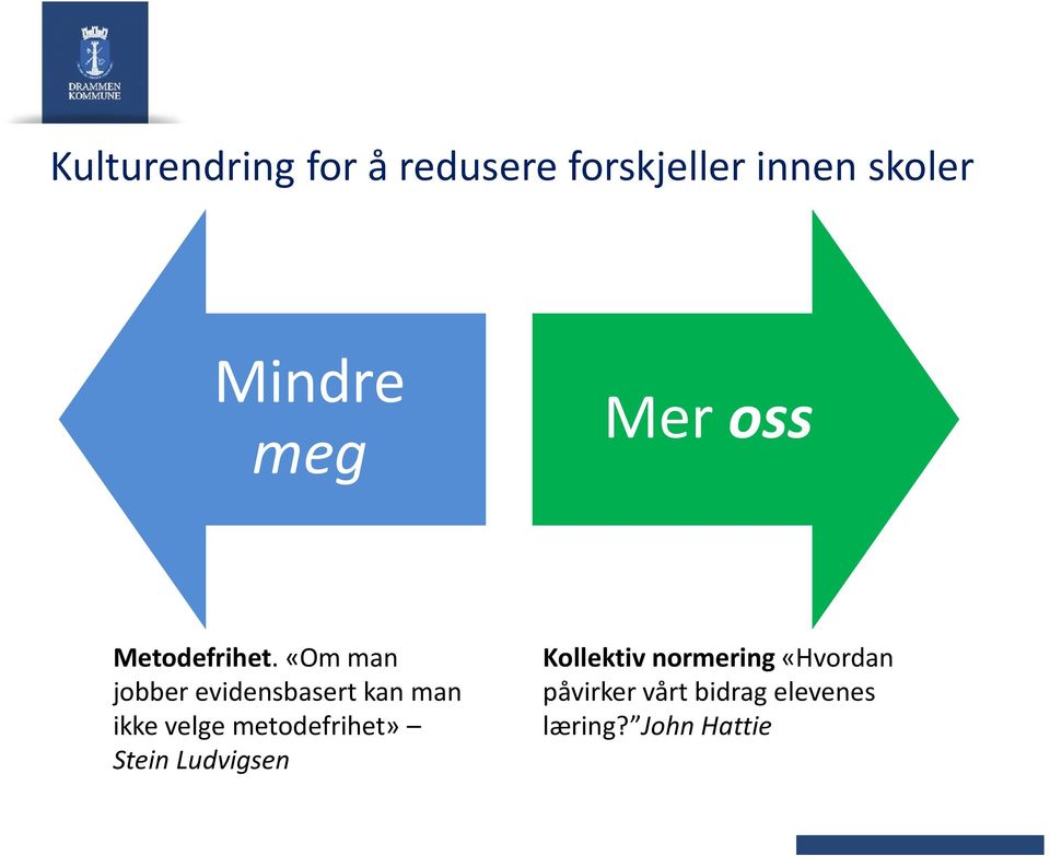 «Om man jobber evidensbasert kan man ikke velge