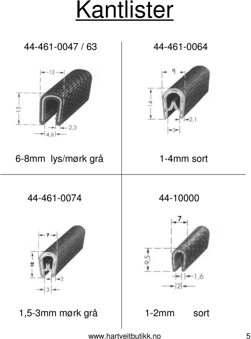 1-4mm sort 44-461-0074 44-10000