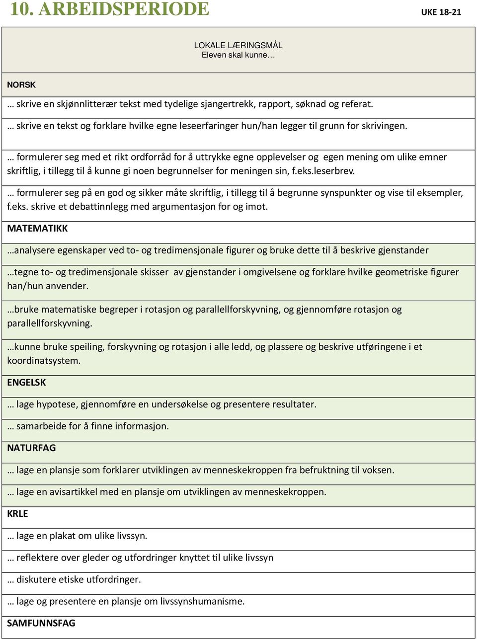 formulerer seg med et rikt ordforråd for å uttrykke egne opplevelser og egen mening om ulike emner skriftlig, i tillegg til å kunne gi noen begrunnelser for meningen sin, f.eks.leserbrev.