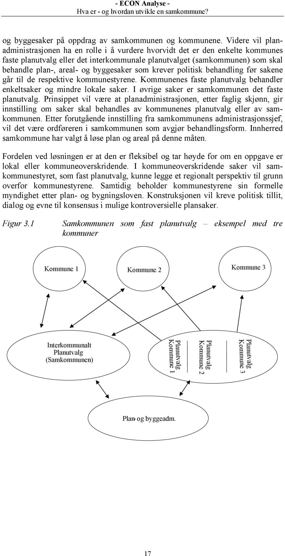 byggesaker som krever politisk behandling før sakene går til de respektive kommunestyrene. Kommunenes faste planutvalg behandler enkeltsaker og mindre lokale saker.