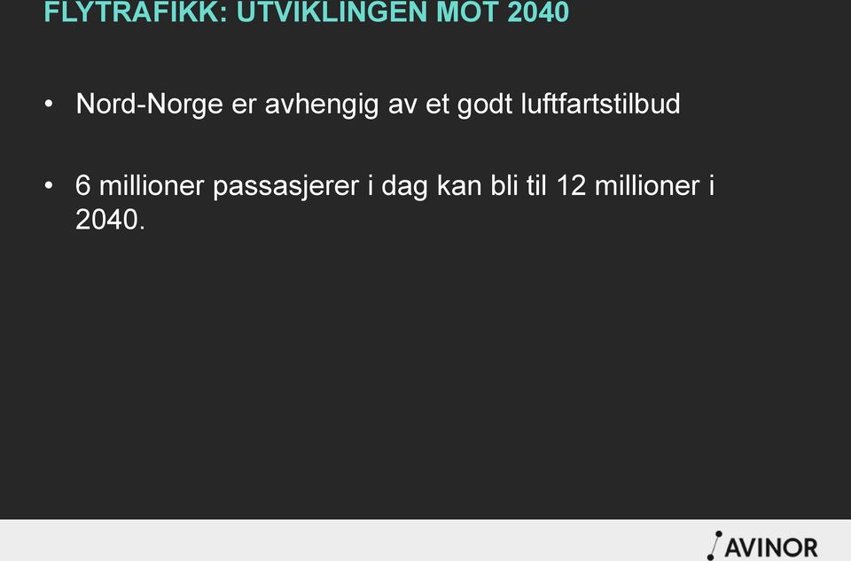 luftfartstilbud 6 millioner