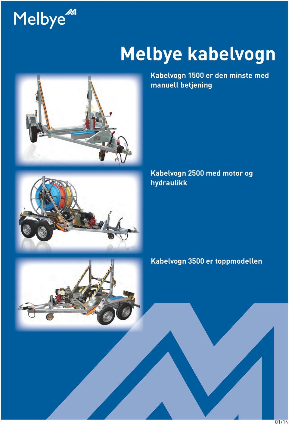 Kabelvogn 2500 med motor og