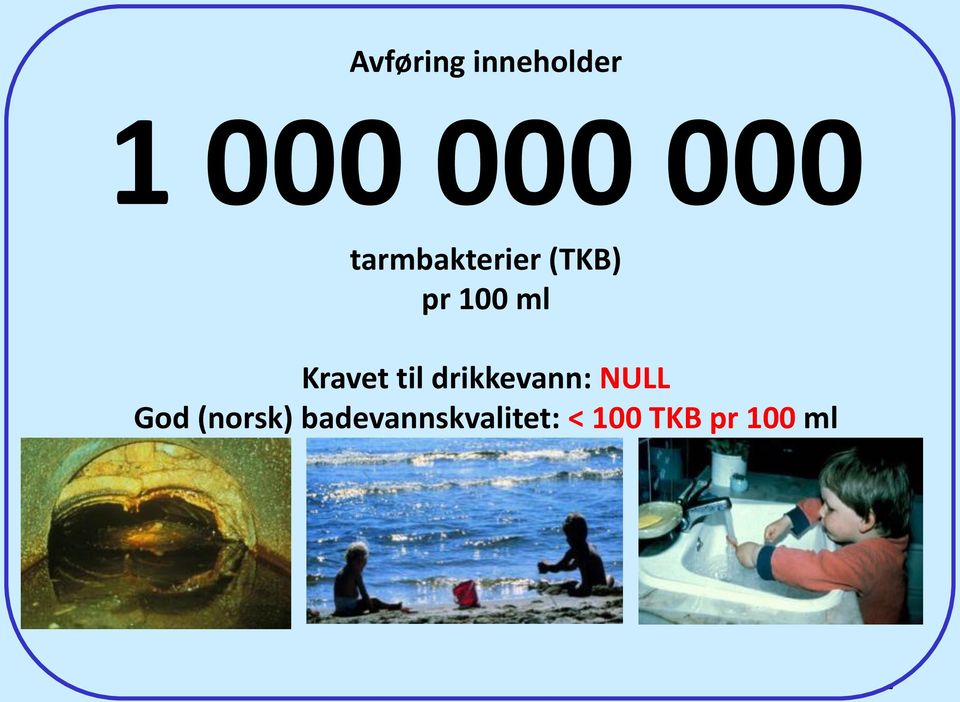 Kravet til drikkevann: NULL God