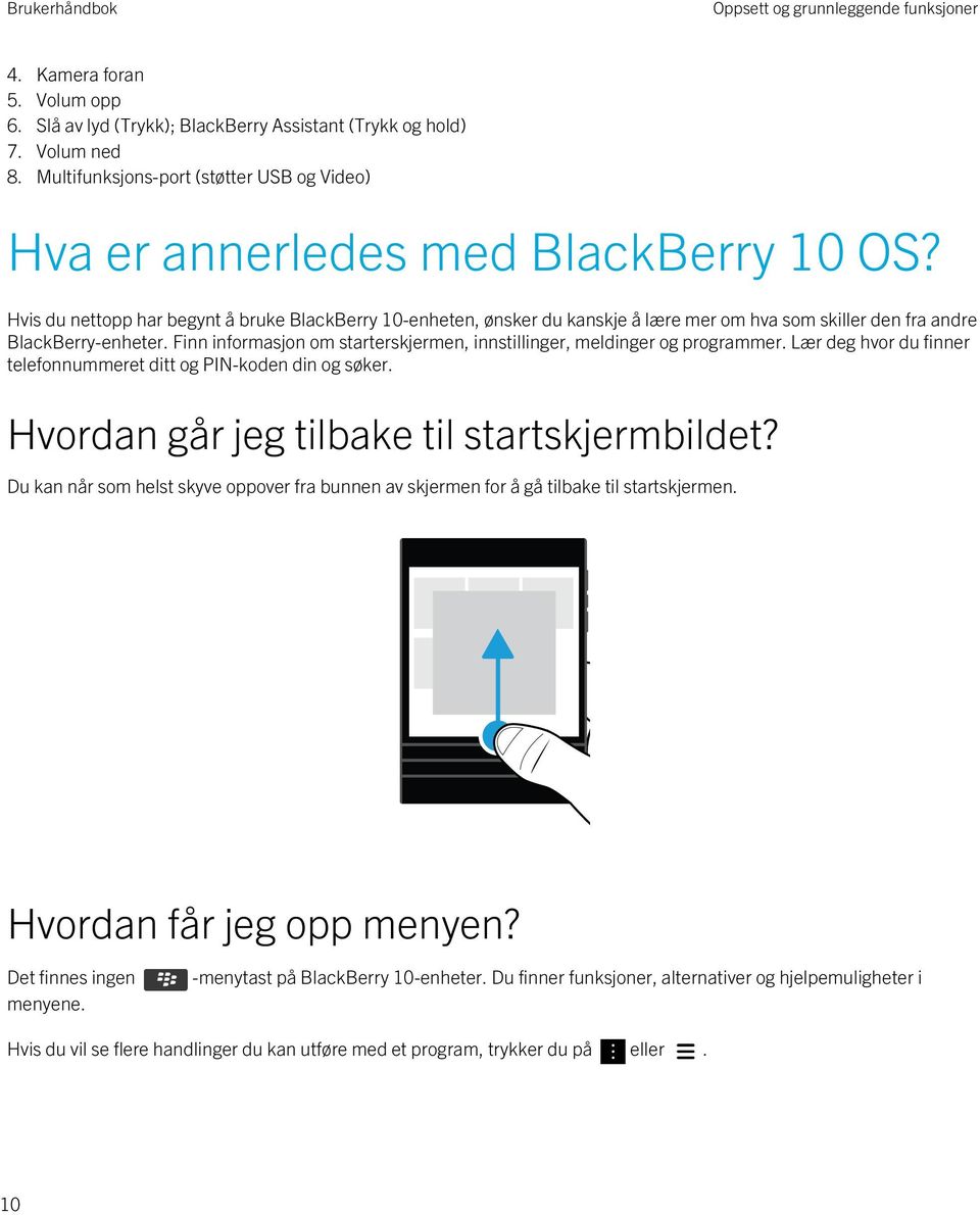 Hvis du nettopp har begynt å bruke BlackBerry 10-enheten, ønsker du kanskje å lære mer om hva som skiller den fra andre BlackBerry-enheter.