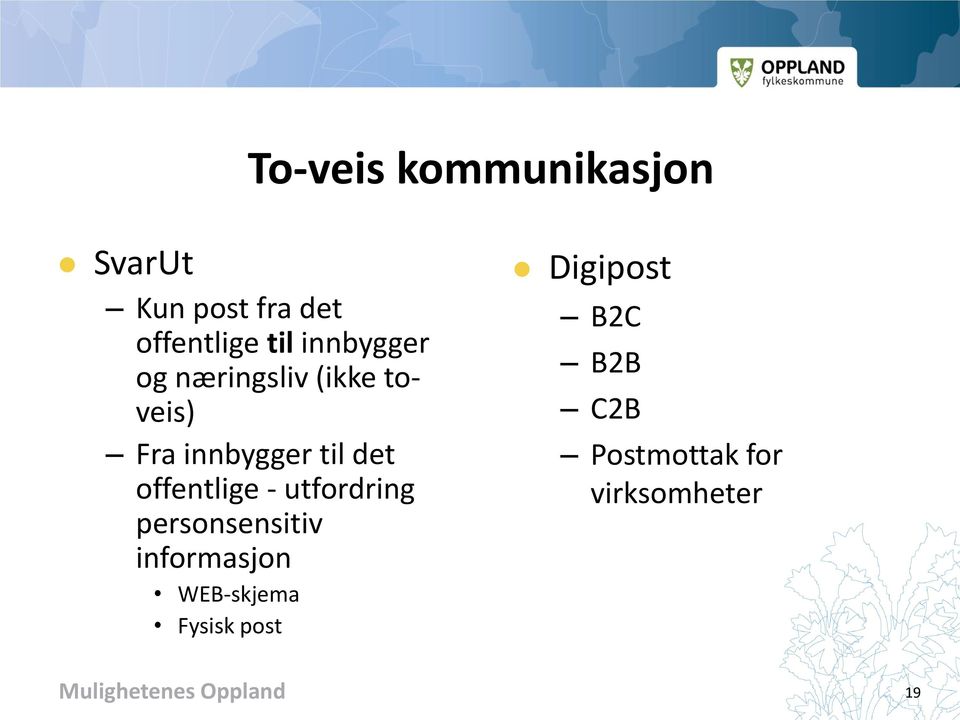 offentlige - utfordring personsensitiv informasjon WEB-skjema