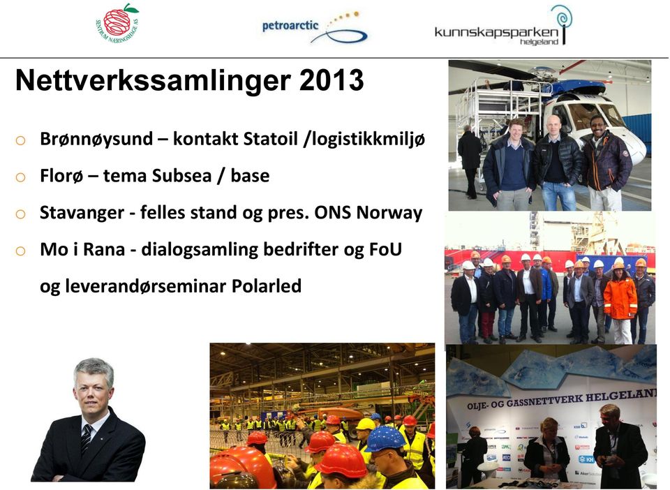 - felles stand og pres.