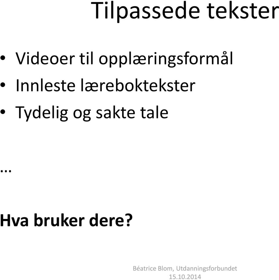 Innleste læreboktekster