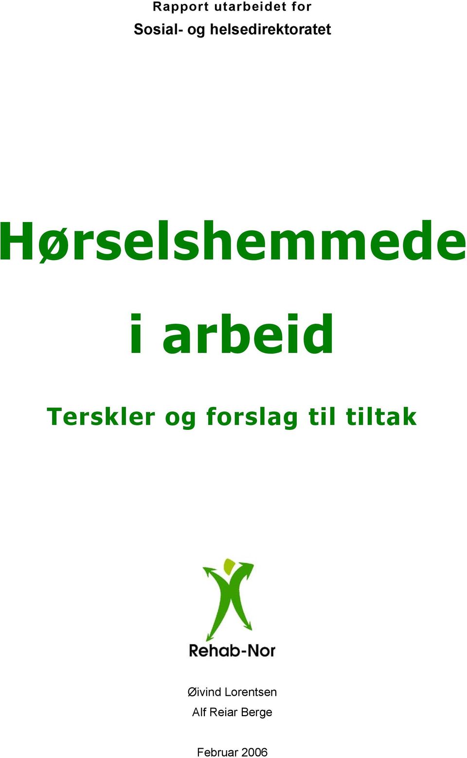 arbeid Terskler og forslag til tiltak