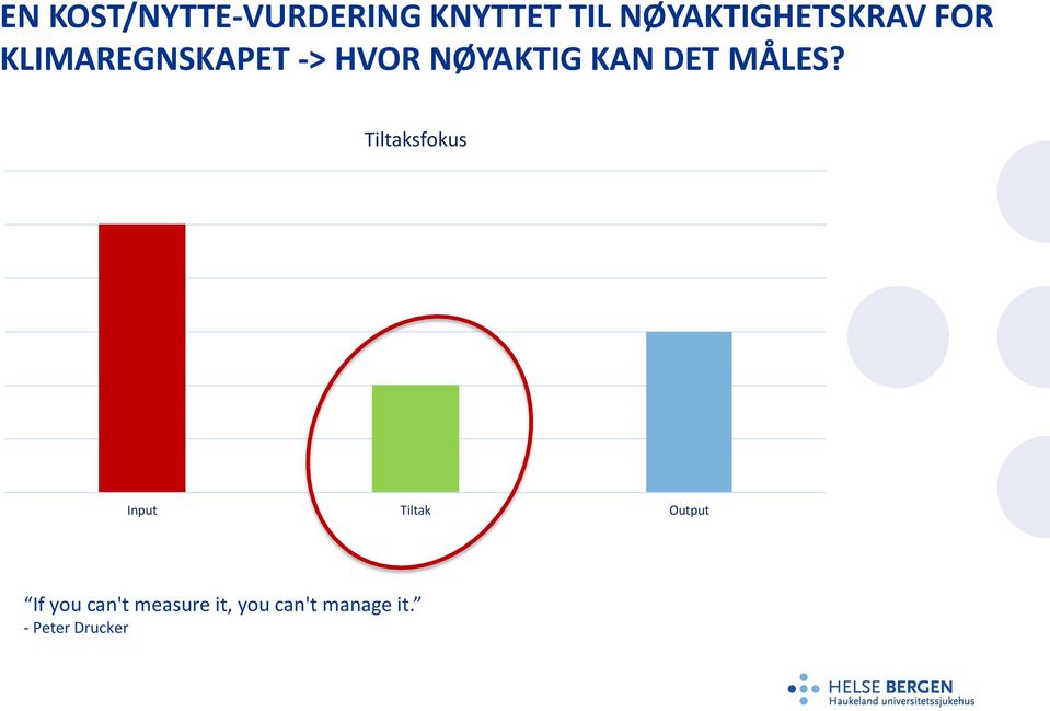 NØYAKTIG KAN DET MÅLES?