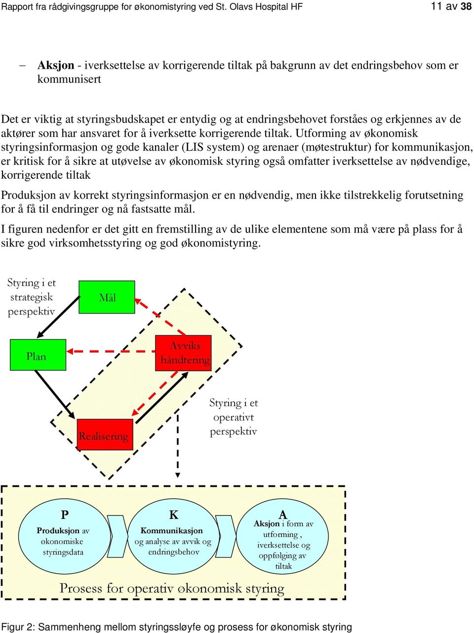 erkjennes av de aktører sm har ansvaret fr å iverksette krrigerende tiltak.