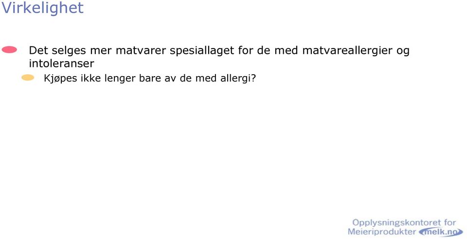 matvareallergier og intoleranser