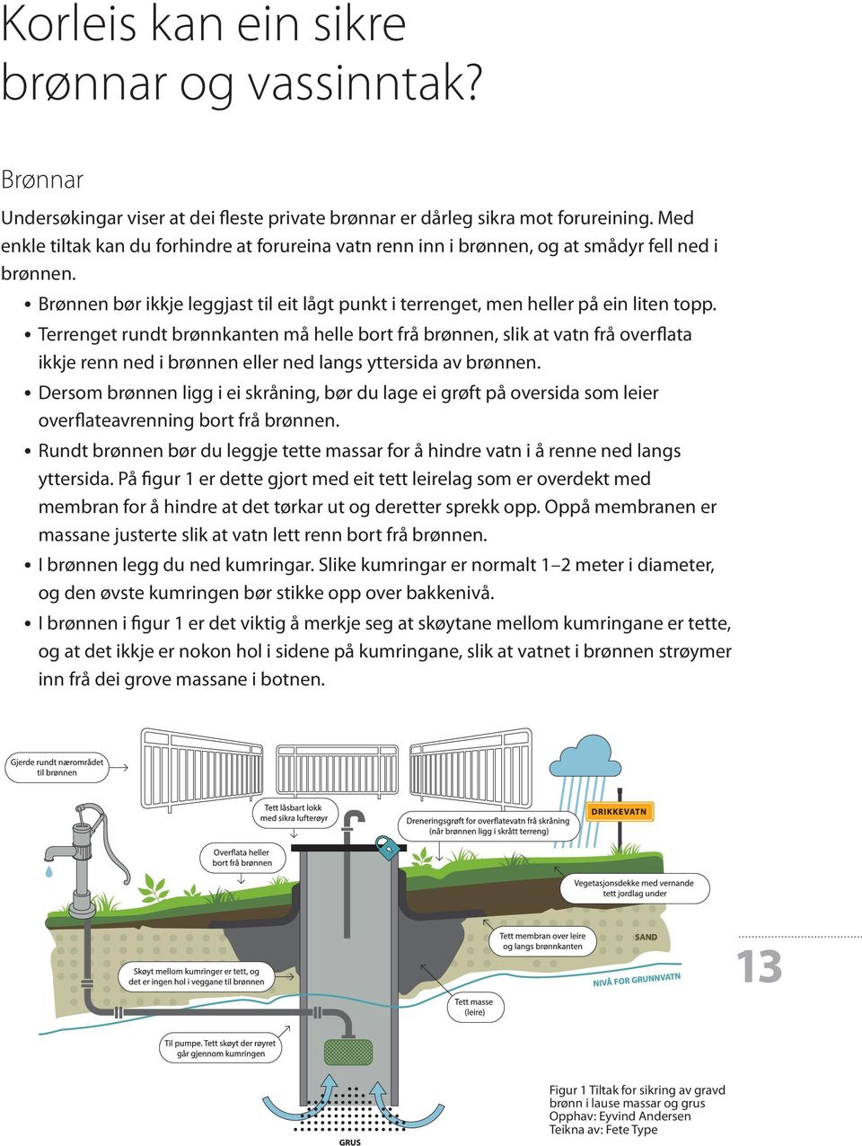 Trykktank (hydrofor) blir ofte brukt for å jamne ut kapasiteten og redusere talet på pumpestartar.