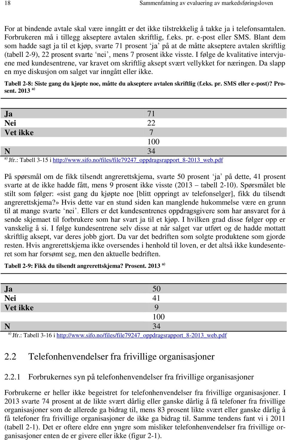 Sammenfatning av evaluering av markedsføringsloven med vekt på telefonsalg  - PDF Gratis nedlasting