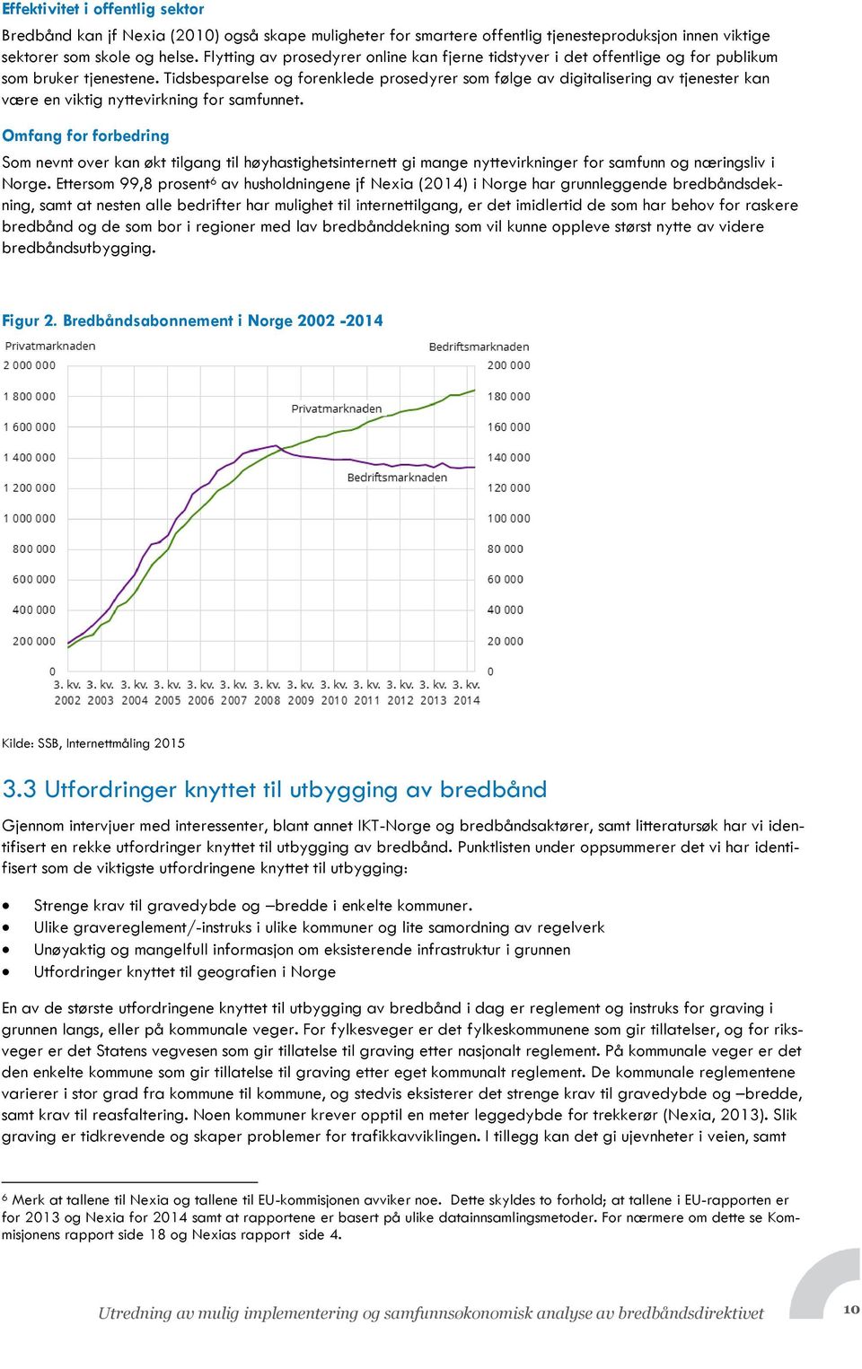 Tidsbesparelse og forenklede prosedyrer som følge av digitalisering av tjenester kan være en viktig nyttevirkning for samfunnet.