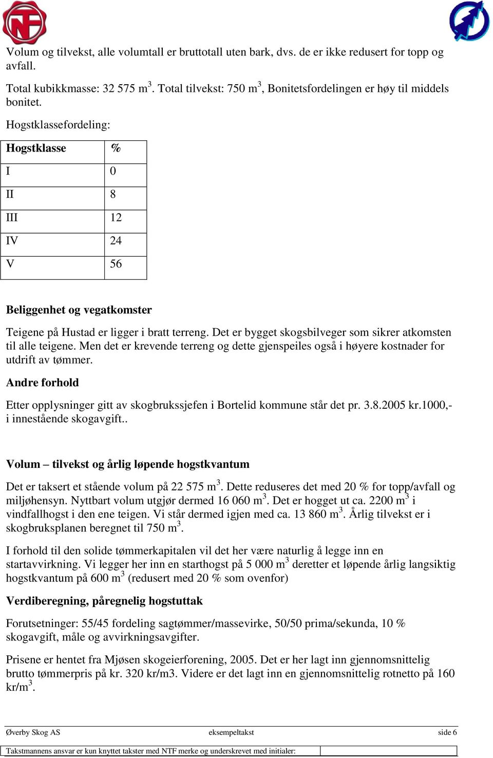 Hogstklassefordeling: Hogstklasse % I 0 II 8 III 12 IV 24 V 56 Beliggenhet og vegatkomster Teigene på Hustad er ligger i bratt terreng.