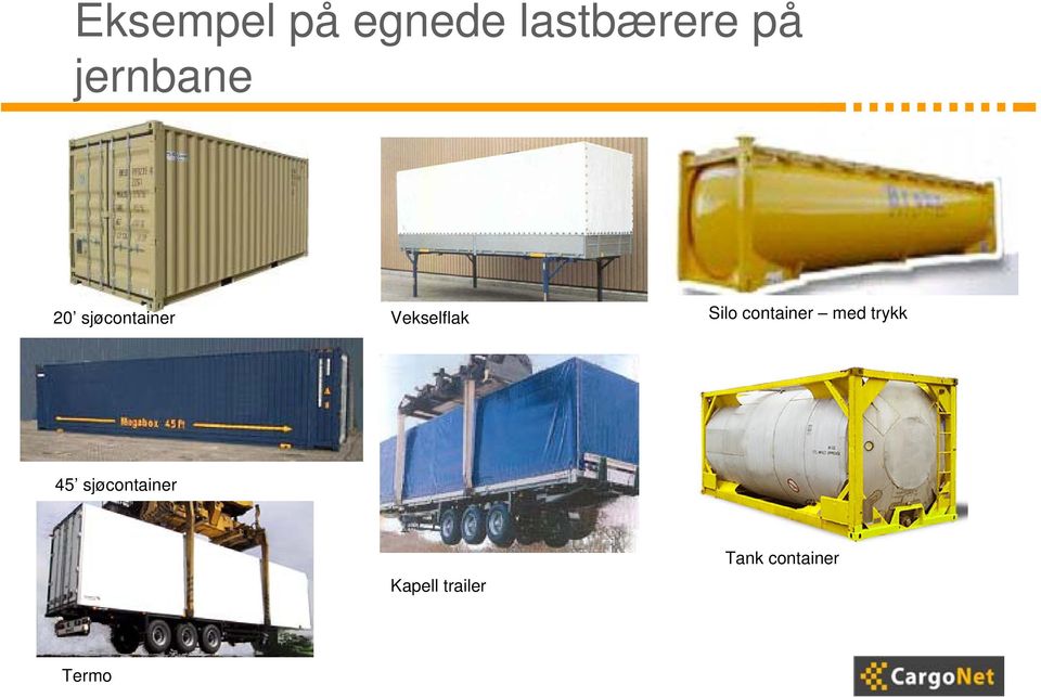 Silo container med trykk 45