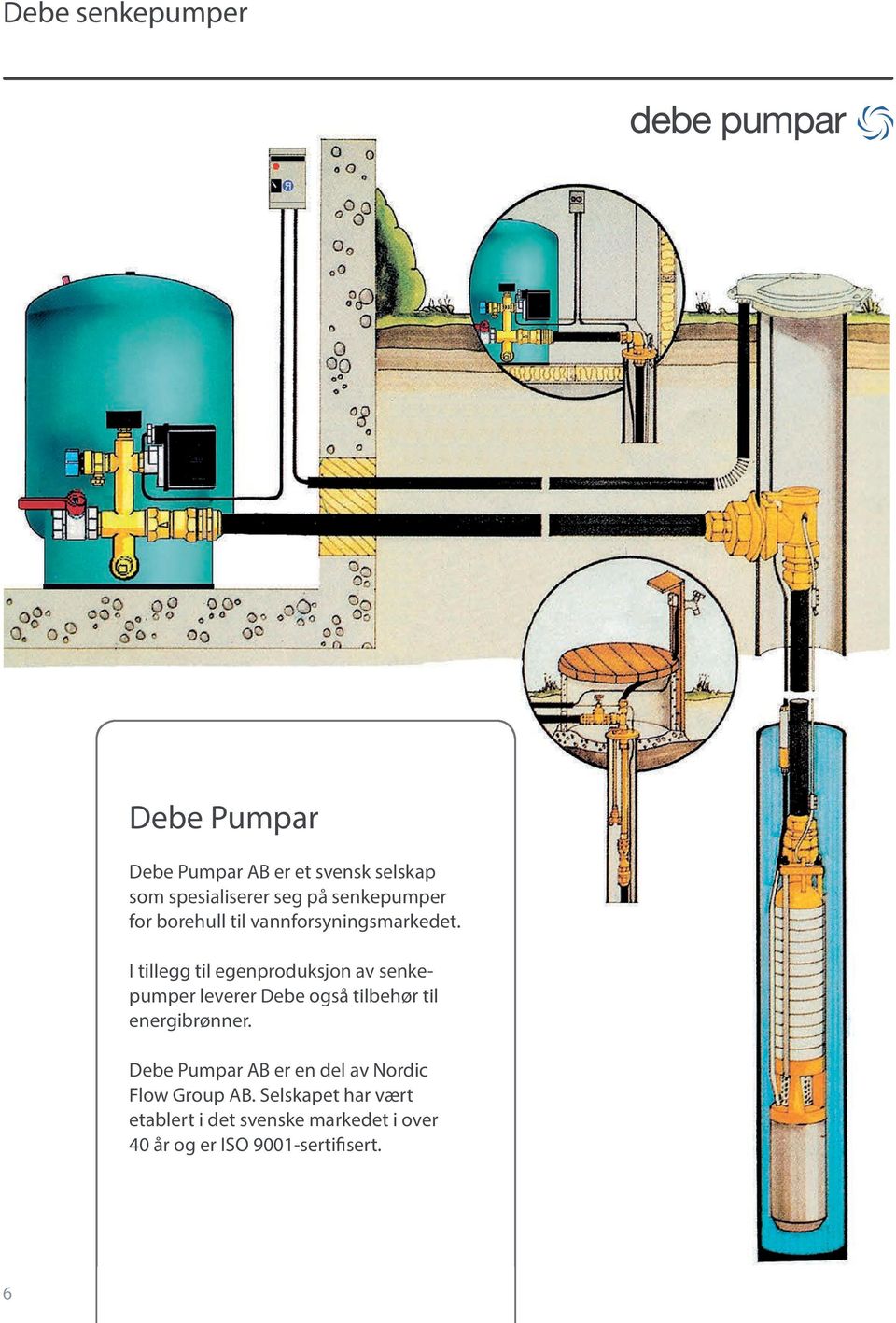 Debe Pumpar AB er en del av Nordic Flow Group AB.