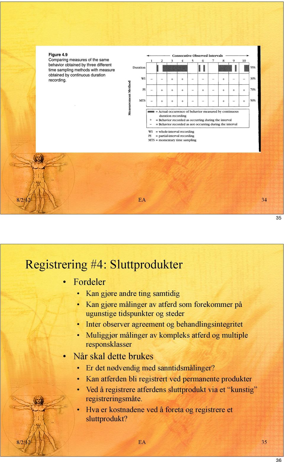 responsklasser Når skal dette brukes Er det nødvendig med sanntidsmålinger?