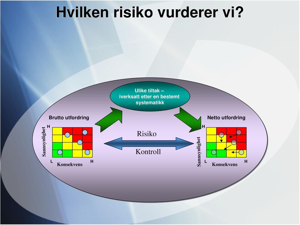 systematikk Brutto utfordring Netto utfordring