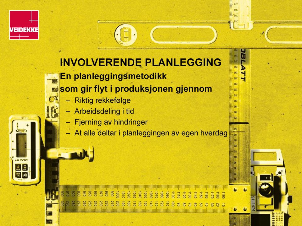 produksjonen gjennom Riktig rekkefølge