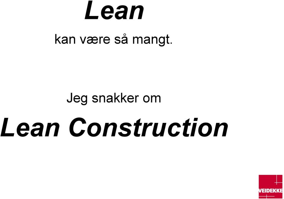 Jeg snakker