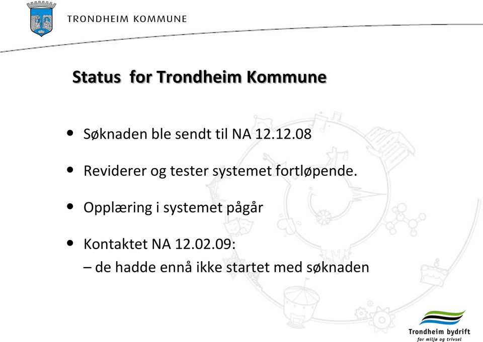 12.08 Reviderer og tester systemet fortløpende.