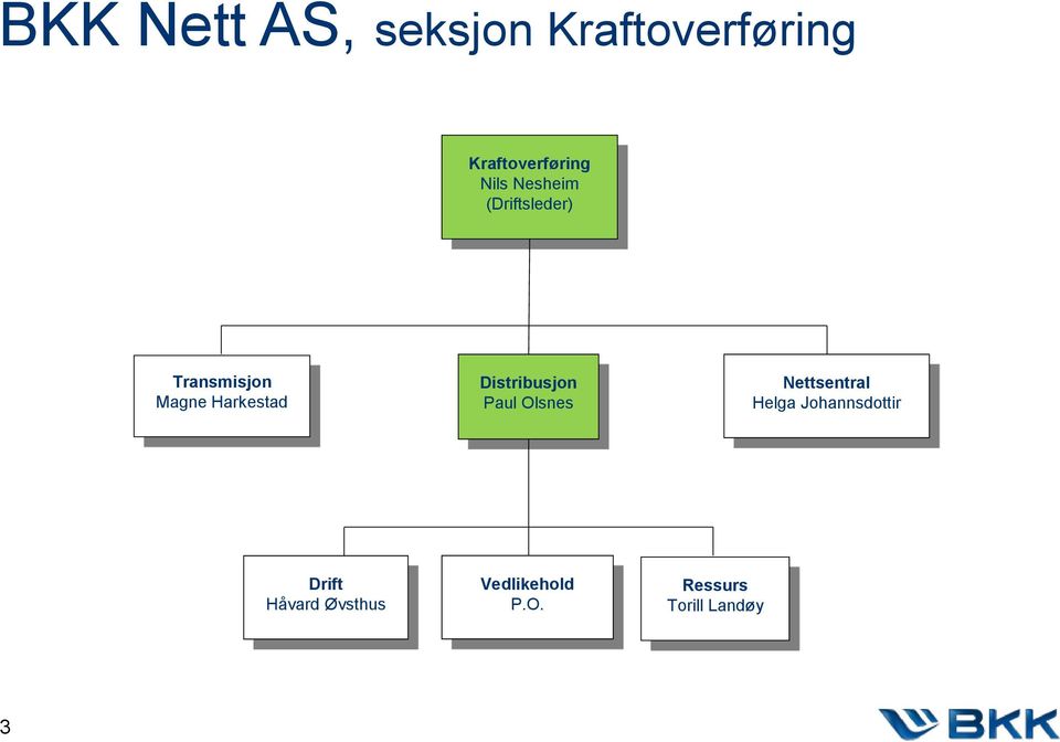 Distribusjon Paul Olsnes Nettsentral Helga Johannsdottir