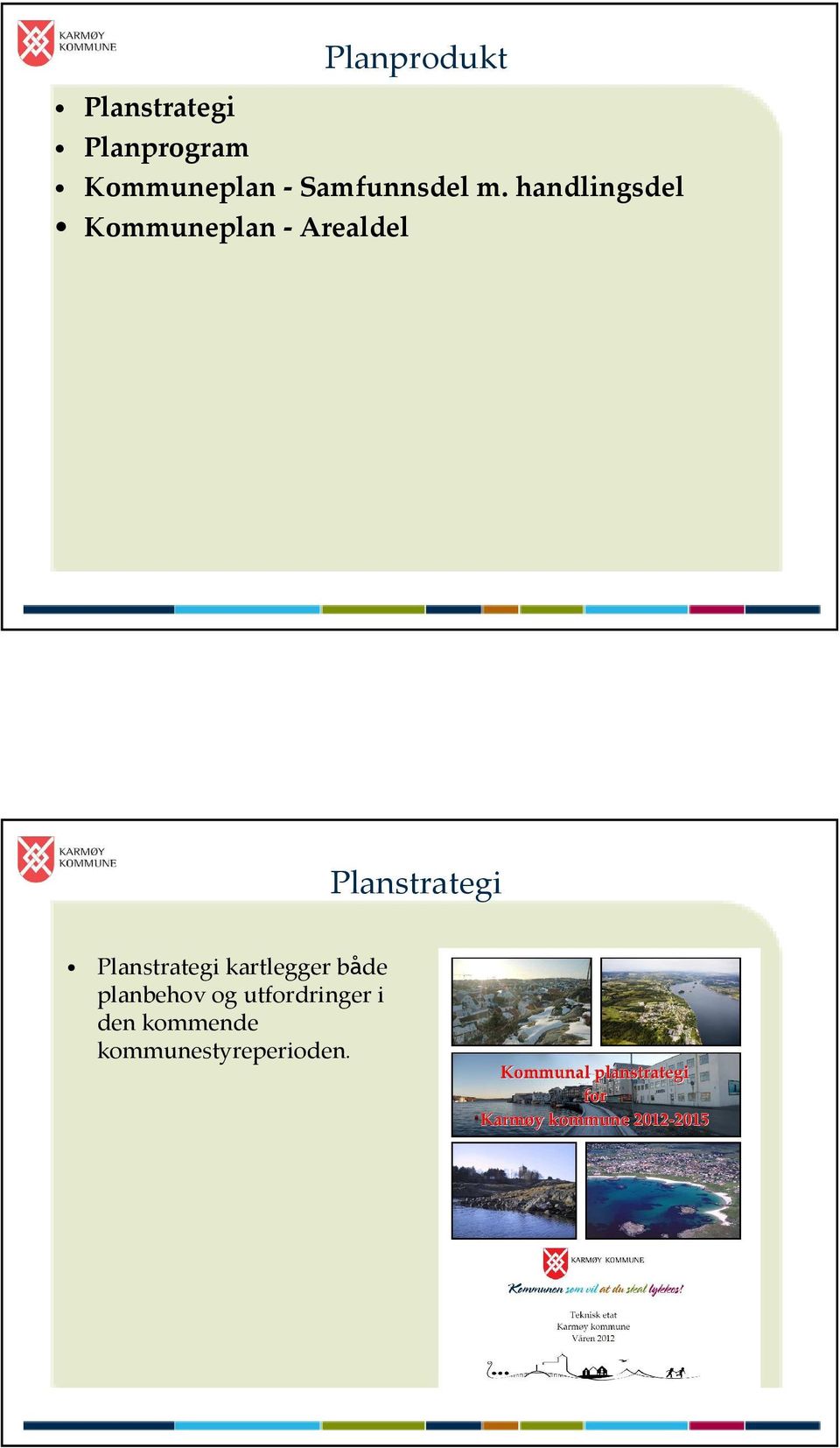 handlingsdel Kommuneplan - Arealdel Planstrategi