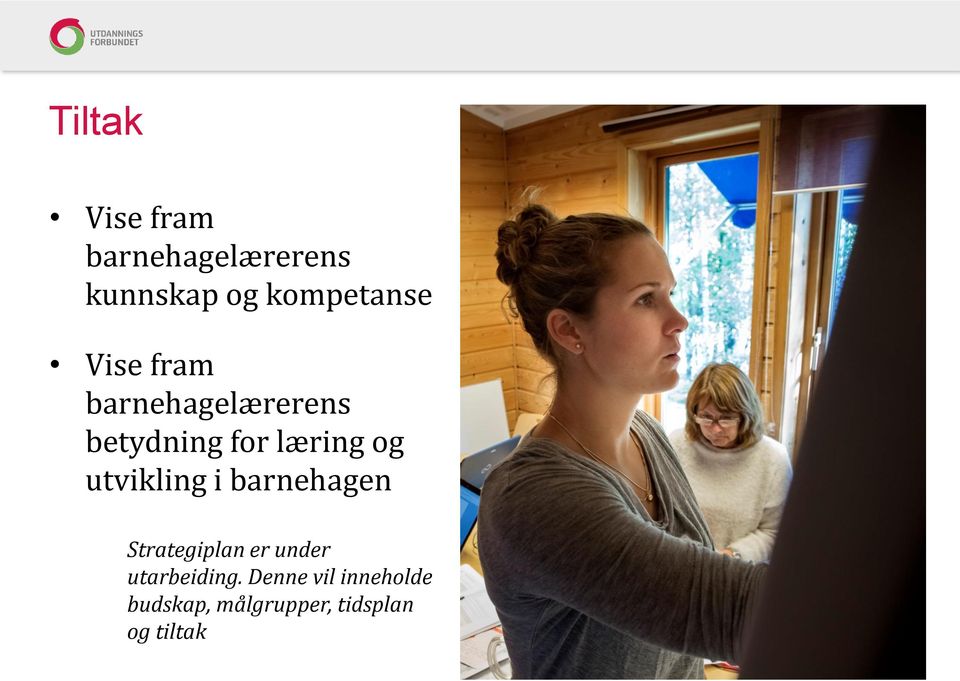 læring og utvikling i barnehagen Strategiplan er under