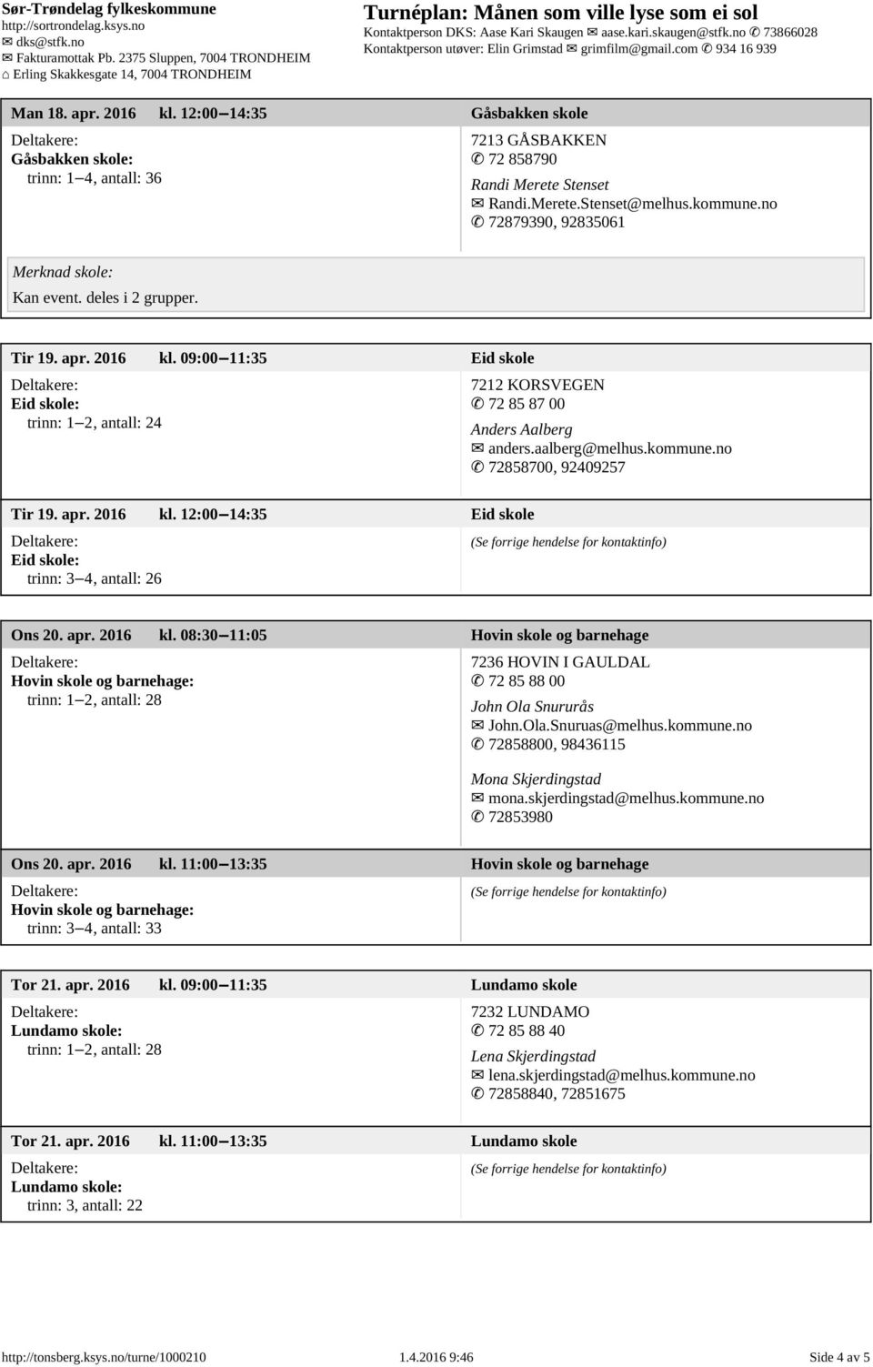 aalberg@melhus.kommune.no 72858700, 92409257 Tir 19. apr. 2016 kl.
