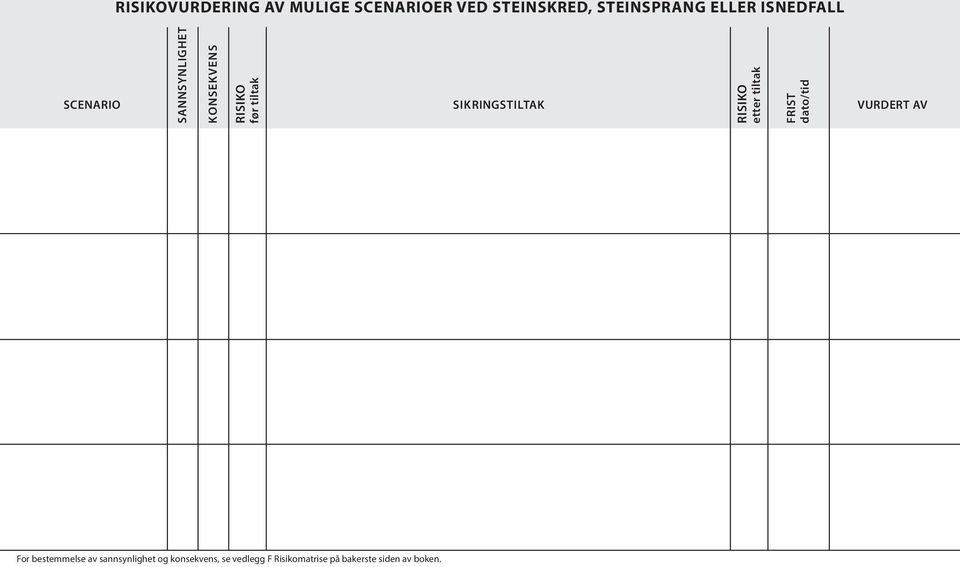 STEINSPRANG ELLER ISNEDFALL