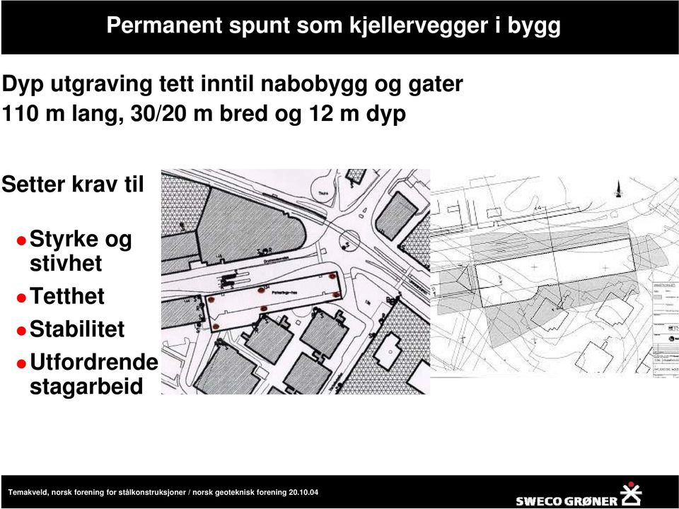 dyp Setter krav til Styrke og stivhet