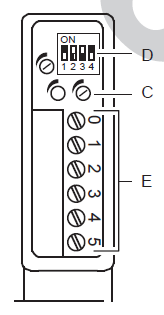 6. Justering av switcher på fotocelle Dette punktet er kun aktuelt dersom mikseren skal gå i system sammen med fôrvogn som fylles ved hjelp av to fotoceller. På hver fotocelle er det 4 switcher.