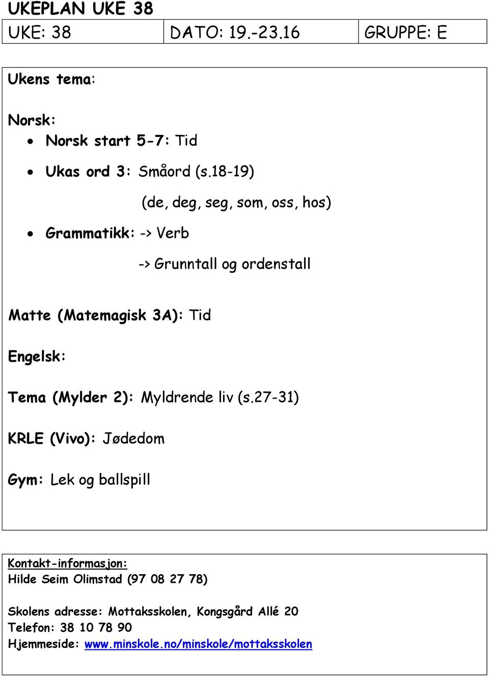 Tema (Mylder 2): Myldrende liv (s.