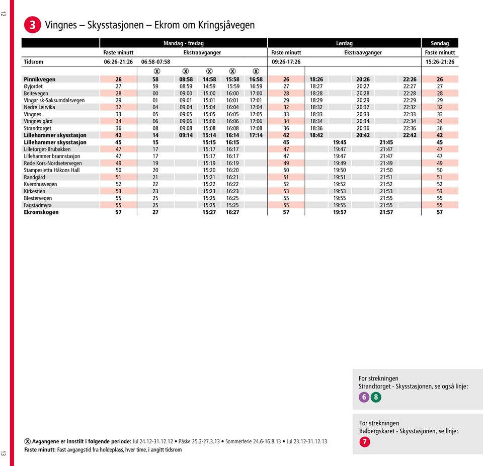 18:28 20:28 22:28 28 Vingar sk-saksumdalsvegen 29 01 09:01 15:01 16:01 17:01 29 18:29 20:29 22:29 29 Nedre Leirvika 32 04 09:04 15:04 16:04 17:04 32 18:32 20:32 22:32 32 Vingnes 33 05 09:05 15:05