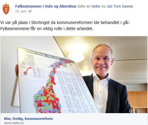 Fylkesmannens sentrale rolle i gjennomføringen Tilrettelegge og koordinere kommunereformprosesser lokalt/regionalt Hvorfor?