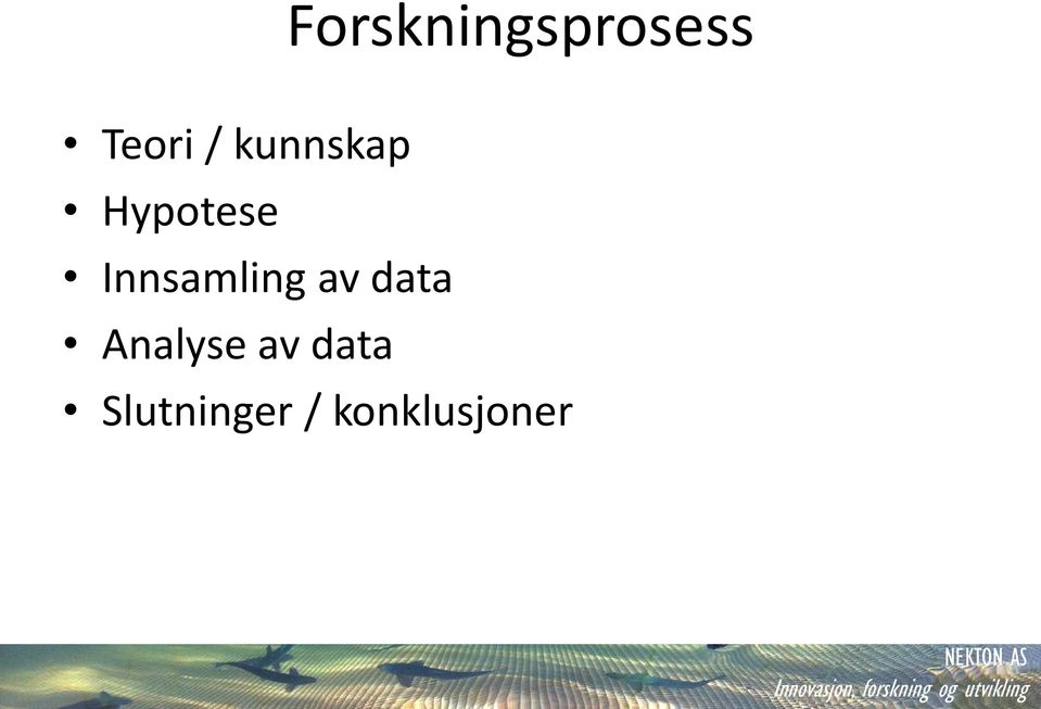 Innsamling av data